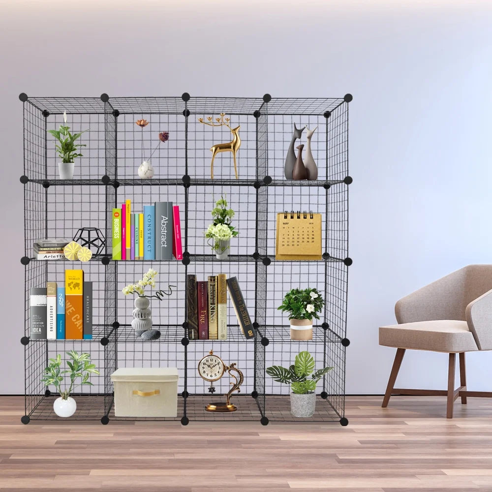 16-Cube Organizer Cube Storage Shelves J5795