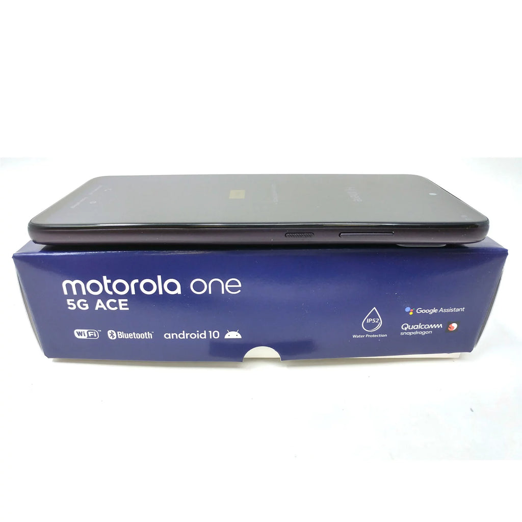 Motorola Moto One 5G Ace 64GB GSM Unlocked Cell Phone Volcanic Gray I914434