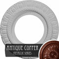 Hand-Painted Rust Ceiling Medallion T61509