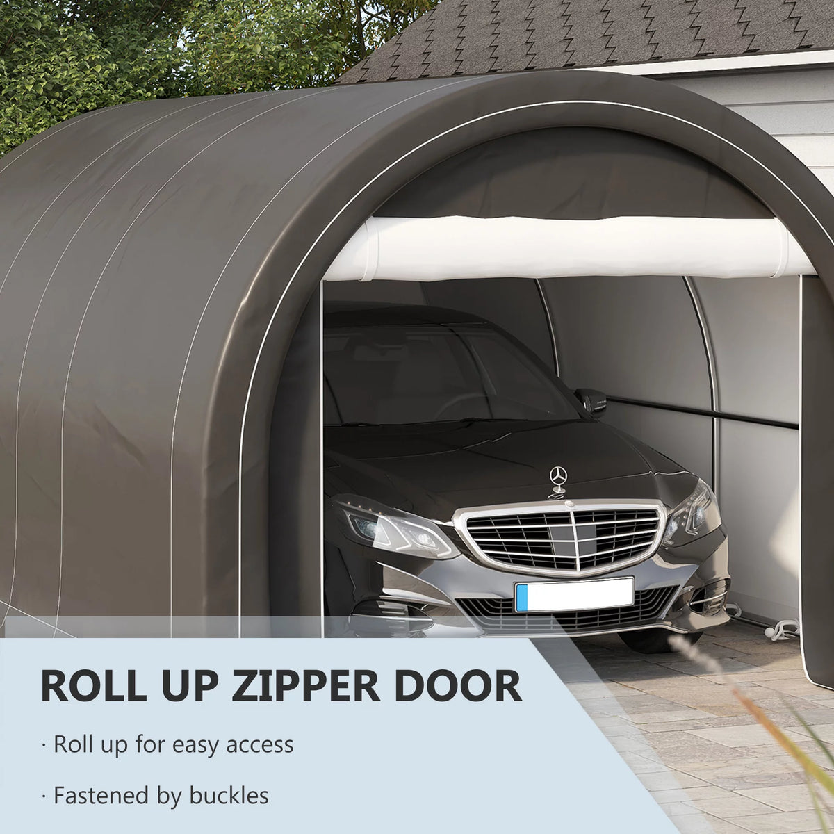 10' x 16' Anti-UV PE Carport Storage Tent L478802