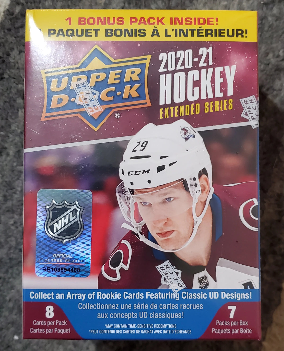 20-21 Upper Deck Extended Series Hockey Value Box P220627