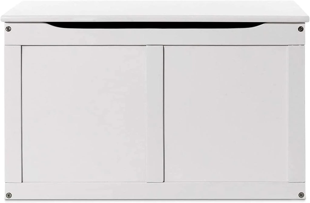 White Wooden Toy Box Storage Chest Bench U3145